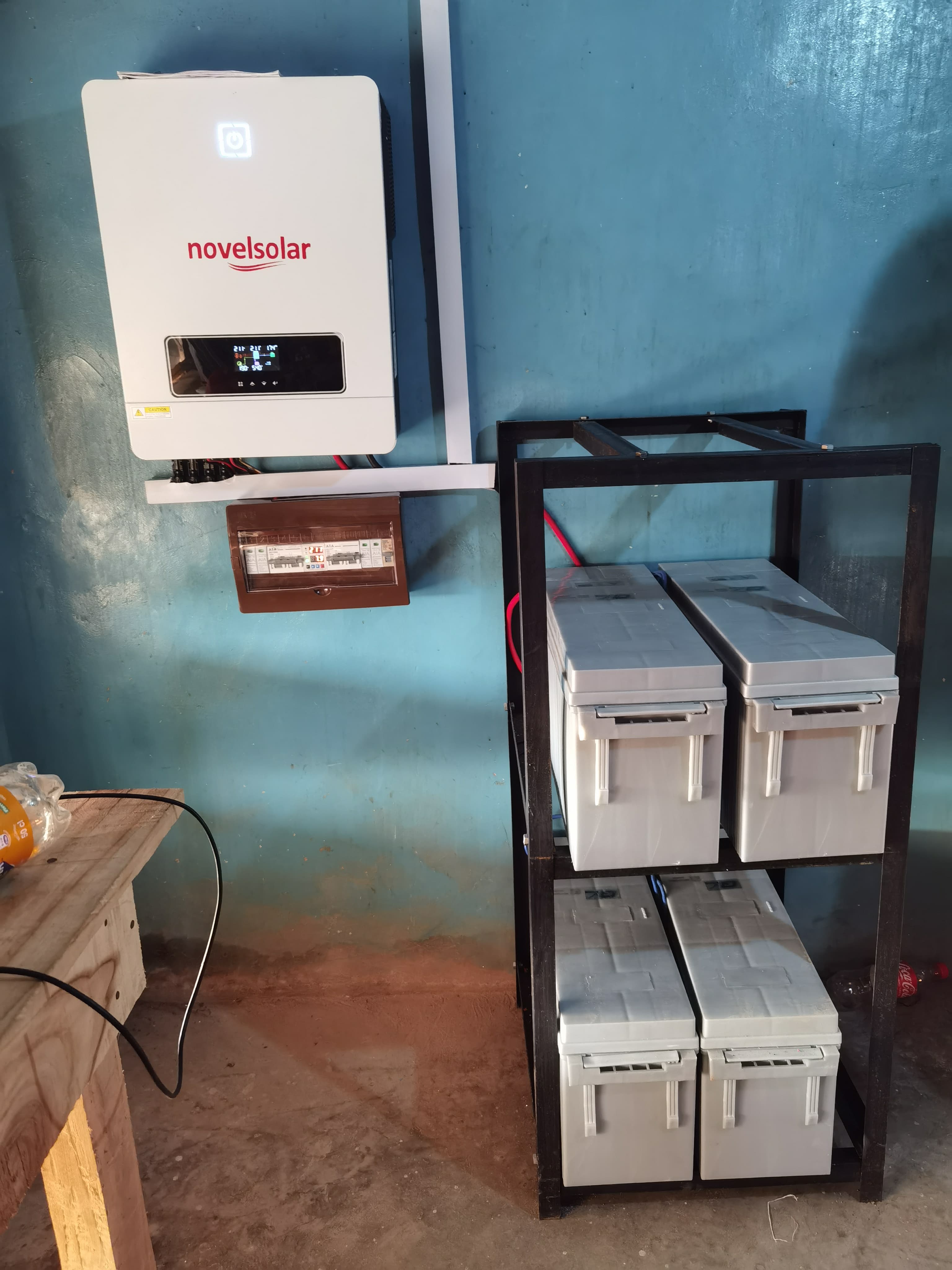 Installation of 6kva, 10kwh and 4kwp solar system